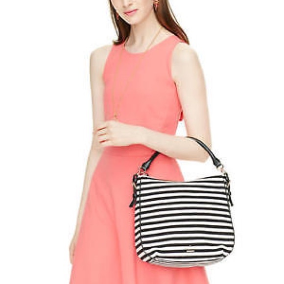 *NWT* Kate Spade NY Cobble Hill Stripe Small Ella - Picture 6 of 8